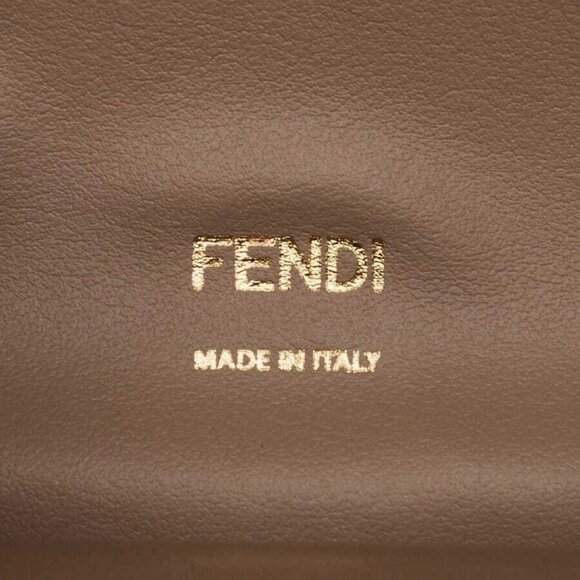 Fendi Pink Lambskin Leather Small U Kan Chain Shoulder Bag 8BT312 - Picture 4 of 12